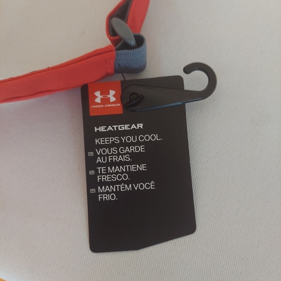 Under Armour Heat Gear Unisex Red Adjustable Belmont Bruins Visor NWT - Picture 4 of 9